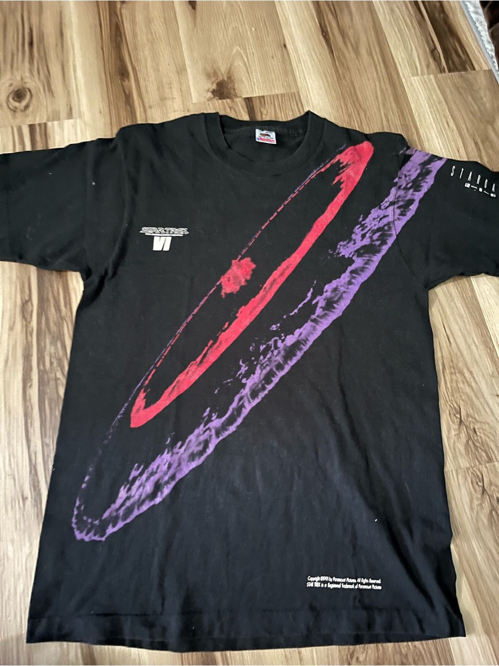 STAR TREK VI THE UNDISCOVERED COUNTRY 1991 LARGE SHIRT MADE IN USA